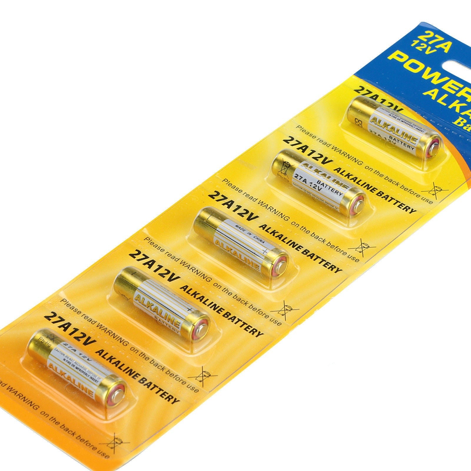 MN27 LR27 A27 L828 V27GA 27A 12V Alkaline Battery Garage Car Remote Alarm - Eastlakes Electronics
